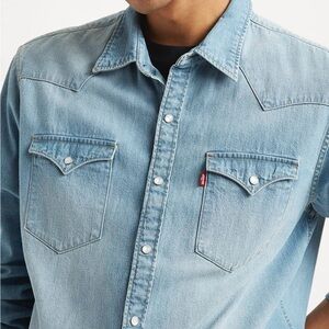 Levi's Sky Blue Button-Up Shirt